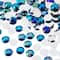 John Bead Acrylic Round Flat Back Rhinestones, 10mm